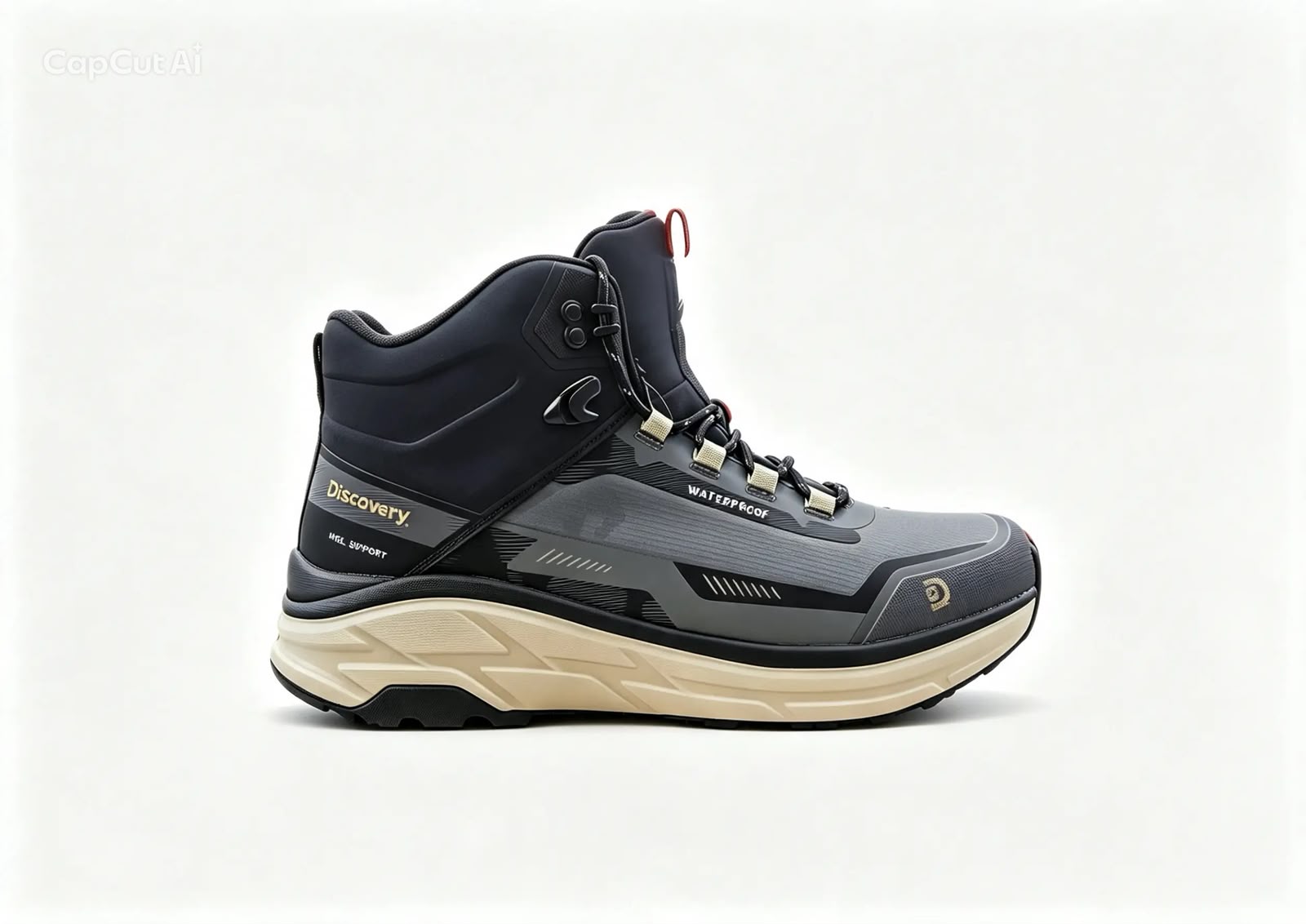 DISCOV/H/E/BOTIN/WOODGLE N144GR/GRIS NEGRO ORO/MALLA