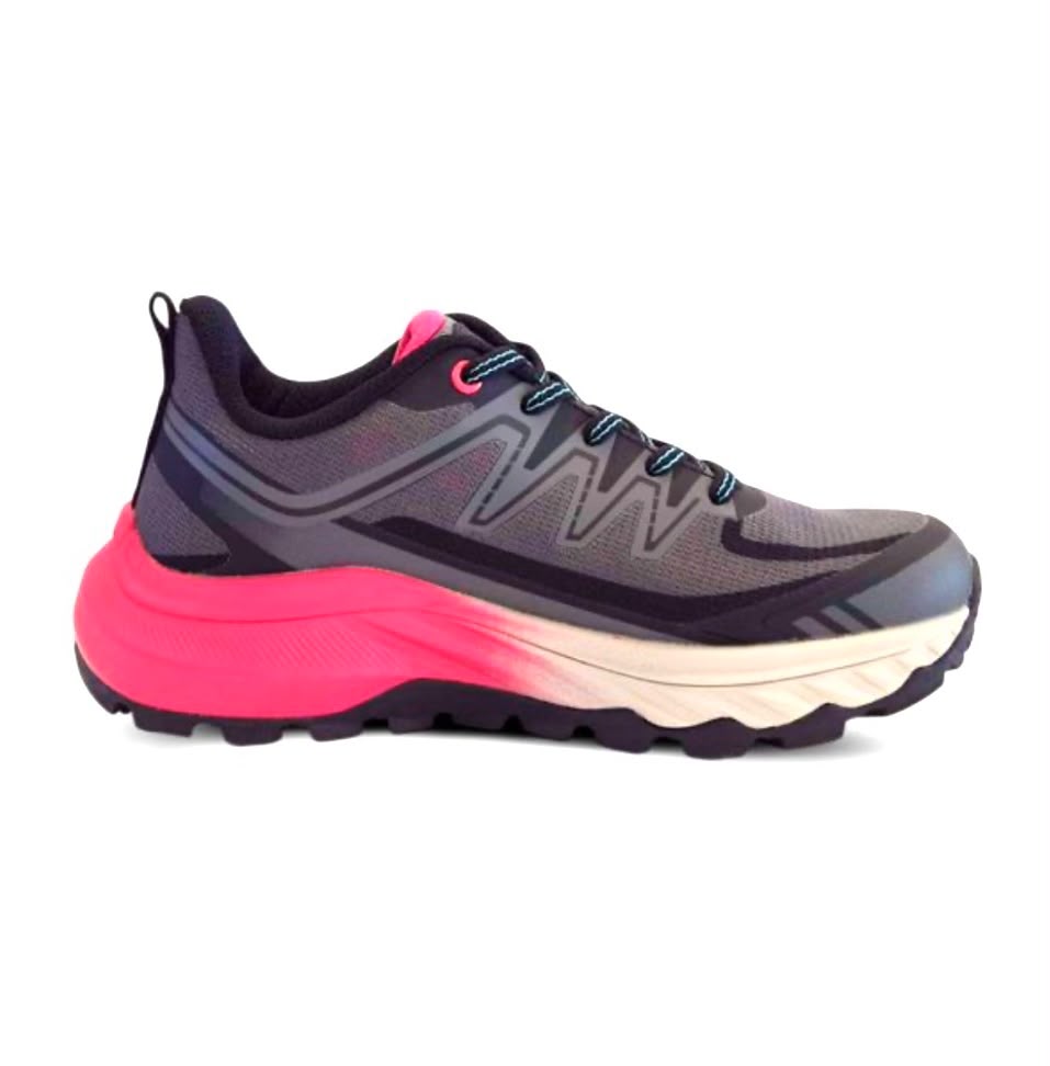 DISCOV/M/E/ZAPAT/PARFIELD1 40GR/GRIS AZUL ROSA/MALLA CUERO/